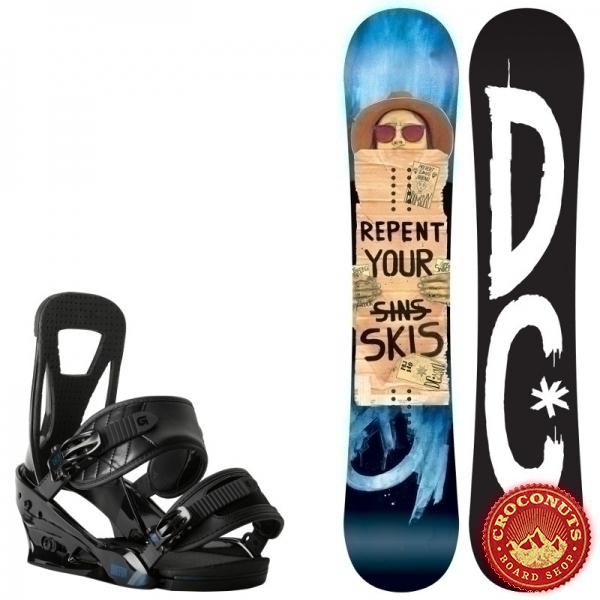 pack dc shoes pbj + burton freestyle black 2015