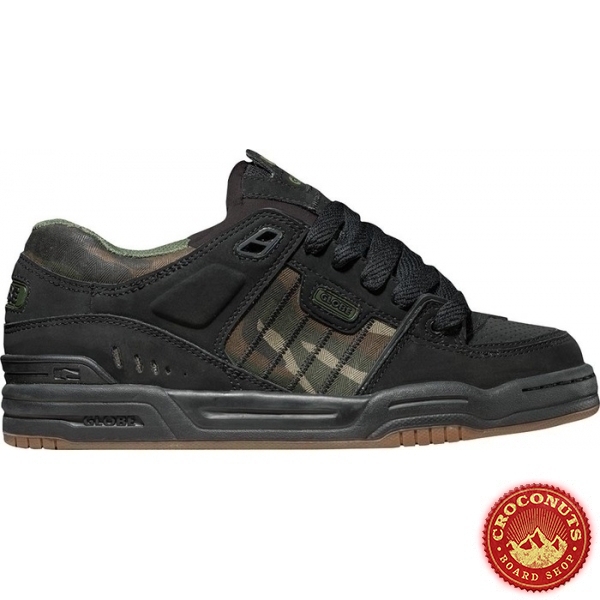 Shoes Globe Fusion Black/Brown (Camo) 2014