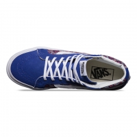 Shoes Vans Girl Sk8-Hi Slim (Geometric) Mazarine/White 2014