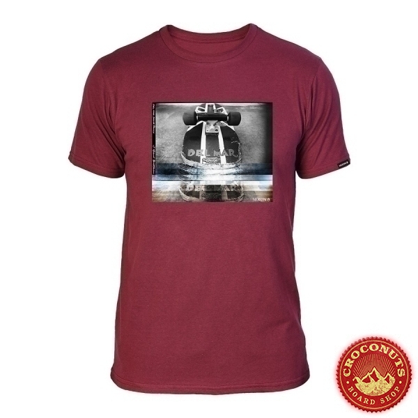 Tee Shirt Nixon Noise Burgundy 2014