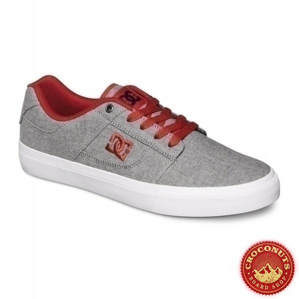 Chaussures DC Shoes Bridge TX SE Grey Red 2015