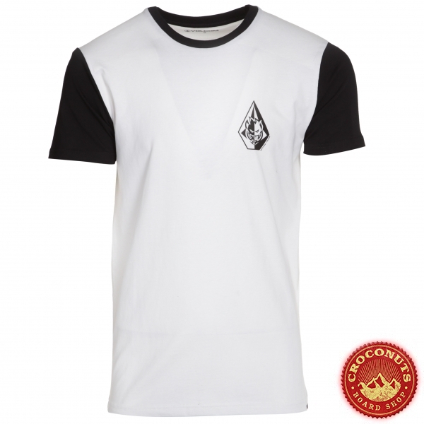 Tee Shirt Volcom Spitfire X Volcom Bigheadstone White 2015