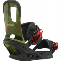 Fixations Burton Cartel Black Camo 2016