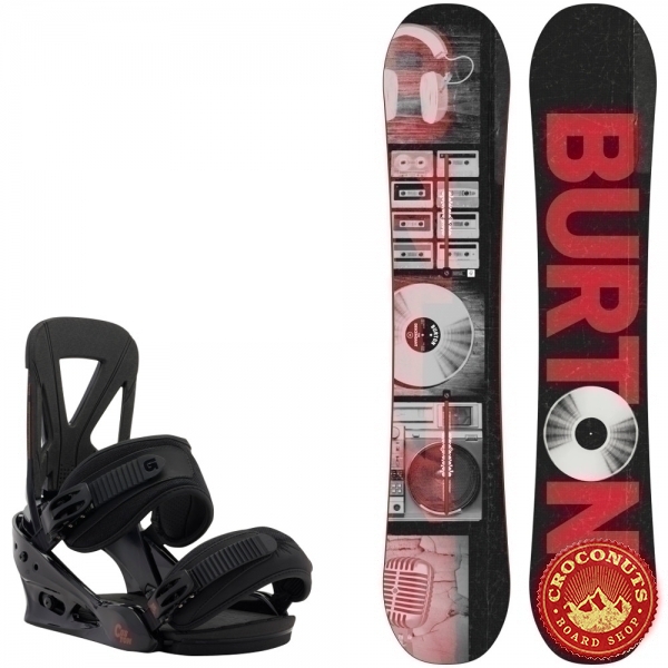 Pack Burton Descendant + Burton Custom Black Red 2016