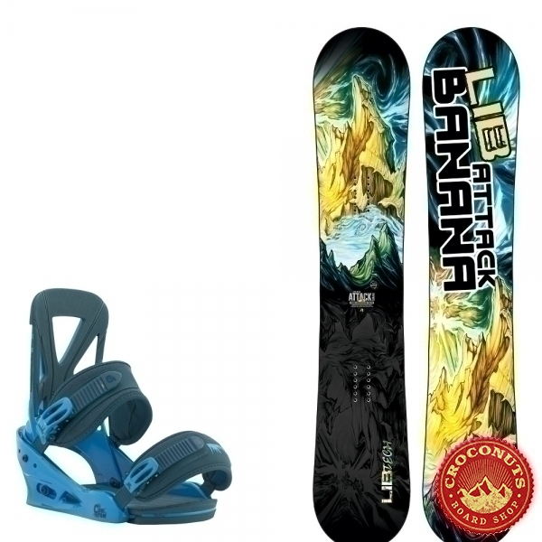 Pack Lib Tech Attack Banana EC2 + Burton Custom Blue 2016