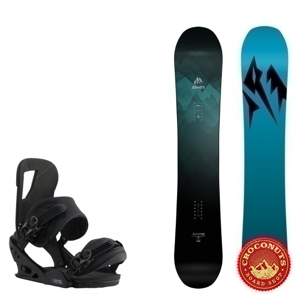 Pack Jones Snowboard Aviator + Burton Cartel Black 2016