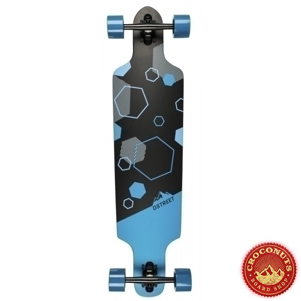Longboard D Street Polygon Hex Drop Through 2016