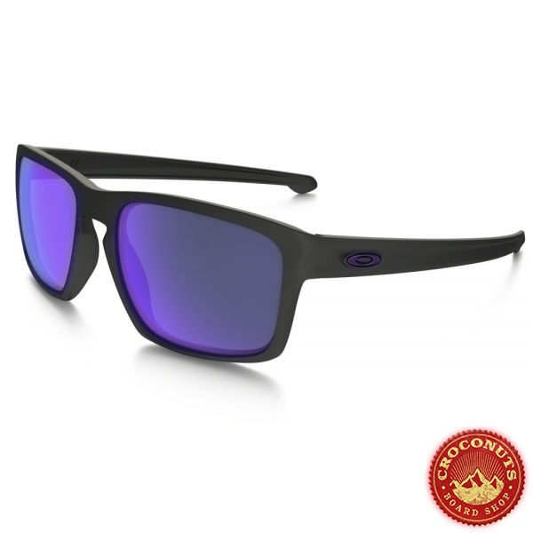 Lunettes Oakley Sliver Matte Black Violet Iridium Polarisé 2016