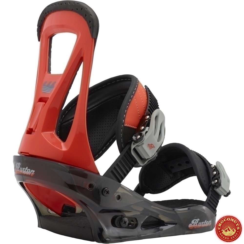 30 sur Fixations Burton Freestyle Redrum Snowboard pas cher