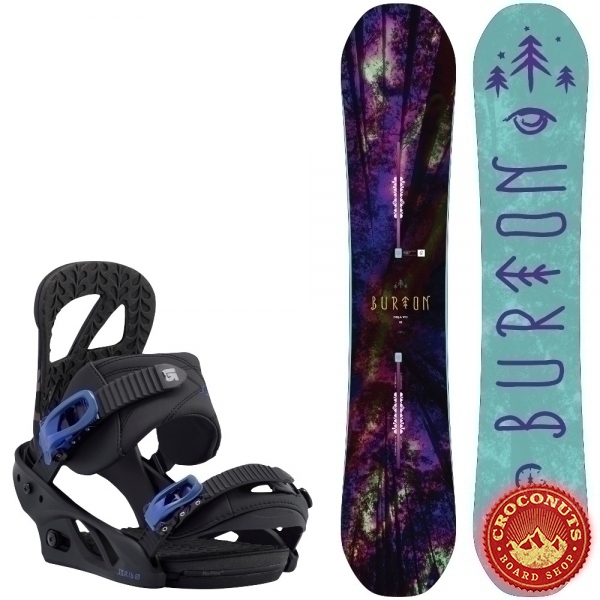 Pack Burton Déjà Vu Flying V + Burton Scribe Black Lavender 2017