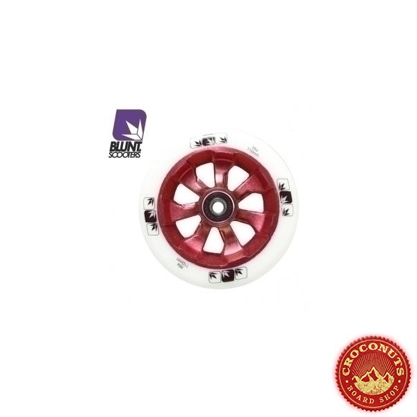 roues Blunt 7 spokes 110 mm white red 2017