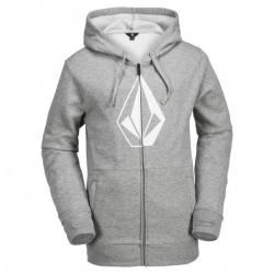 Sweat Volcom JLA Stone Zip Heather grey 2018 pour homme, pas cher