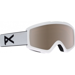 Masque Anon Helix 2.0 White + Silver Amber Lens 2018 pour homme, pas cher