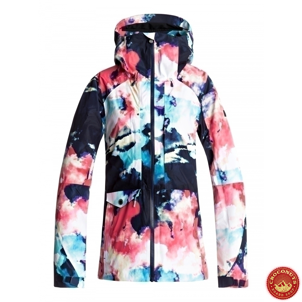 30 sur Veste Roxy Essence 2L Gore Tex Neon Grapefruit Cloud Nine