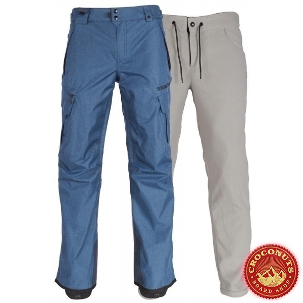 pantalon 686 smarty cargo bluesteel 2019