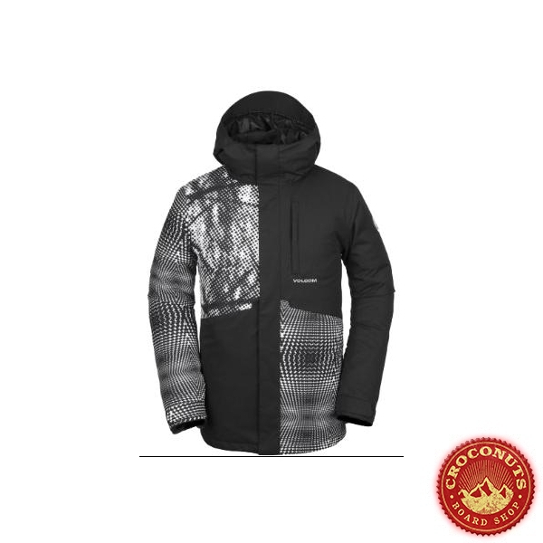 Veste Volcom 17 Forty Insulated Black White 2019