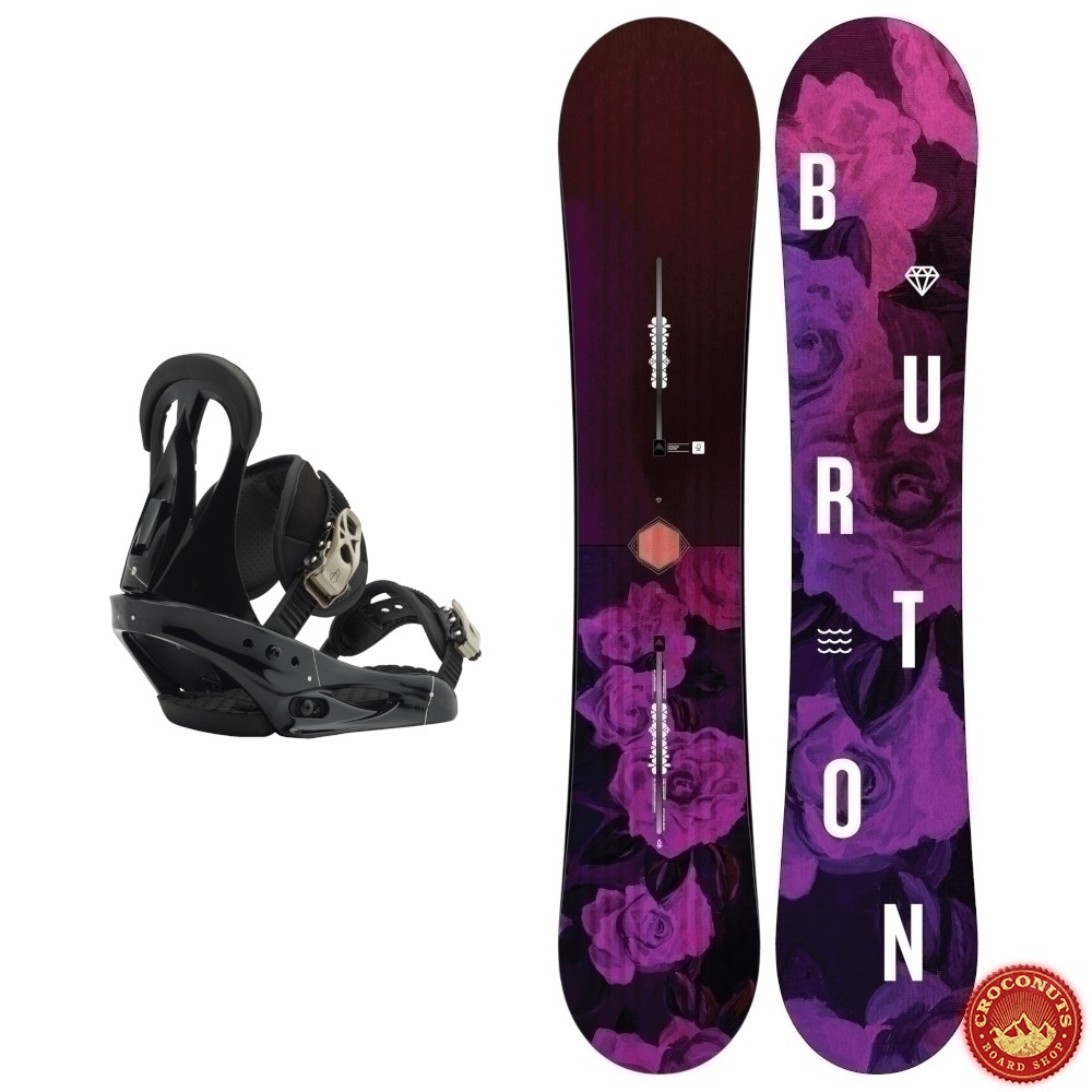 24 Sur Pack Burton Stylus Burton Citizen Black Snowboard Pas Cher