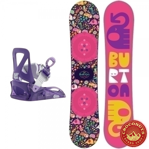 Pack Burton Chicklet + Burton Grom Purple 2019