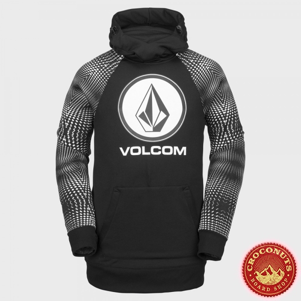Midlayer Volcom Hydro Riding Black White 2019