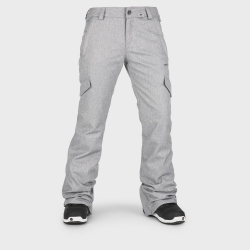 Pantalon Volcom Bridger Insulated Heather Grey 2019 pour femme, pas cher