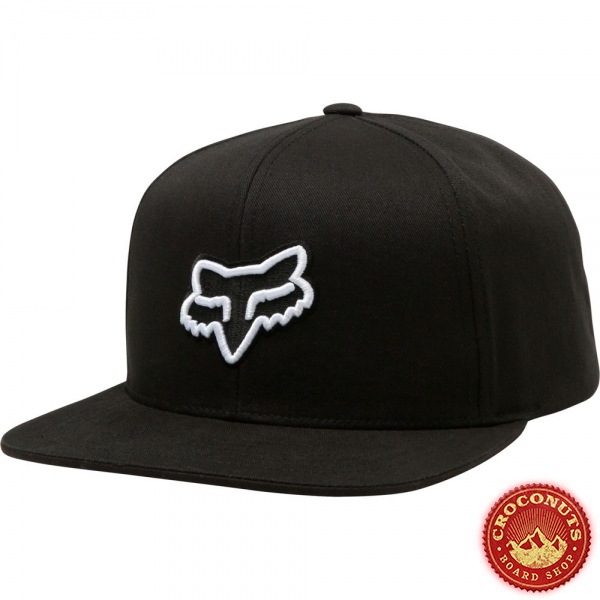 Casquette Fox Legacy Snapback Black 2019