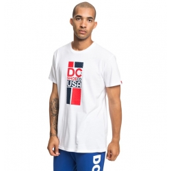 Tee Shirt DC Shoes Separate Coast White 2019 pour homme
