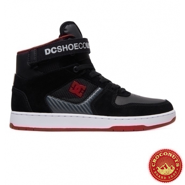 Shoes DC Shoes Pensford Black Dark Grey Athletic Red 2019