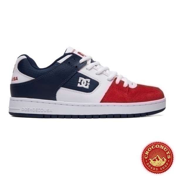 Shoes DC Shoes Manteca White Navy Red 2019