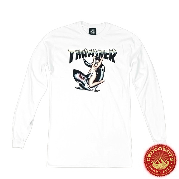 Tee Shirt Thrasher Tatoo White 2019