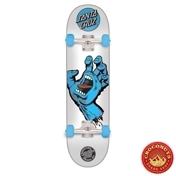 Skate Complet Santa Cruz Screaming Hand White 2019