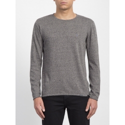 Sweat Volcom Faine Crew Heather Grey 2019 pour homme