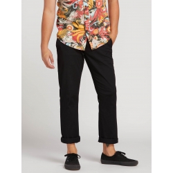 Chino Volcom Frickin Modern Strectch Black 2019 pour homme