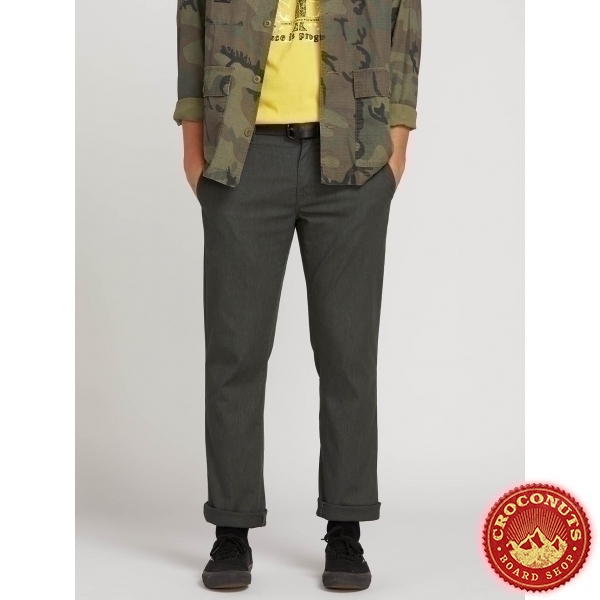 Chino Volcom Frickin Modern Strectch Charcoal Heather 2019