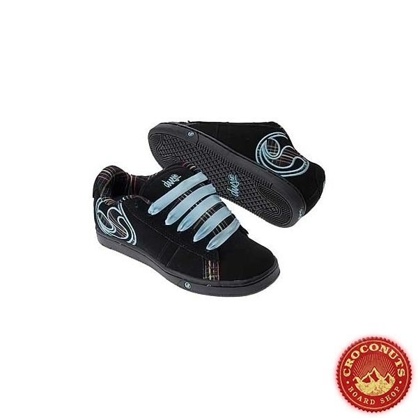 Chaussures Femme DVS Vendetta Black Plaid 2009