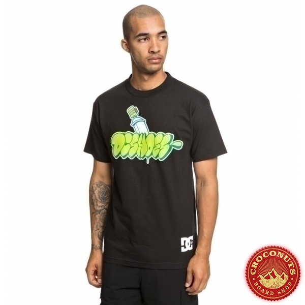 Tee Shirt DC Shoes Throwy Black 2019