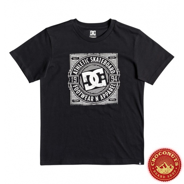 Tee Shirt DC Shoes Spot Rusher Black 2019