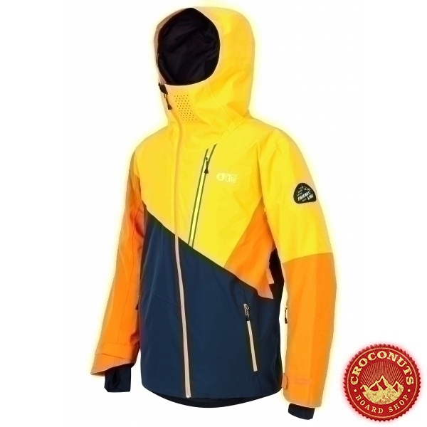 Veste Picture Alpin Dark Blue Yellow 2020