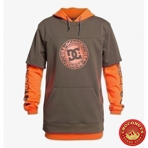 Fleece DC Shoes Dryden Shocking Orange 2020