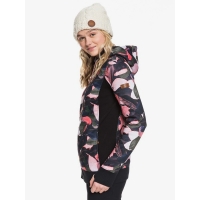 Fleece Roxy Frost Printed Living Coral Plumes 2020