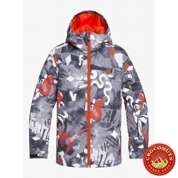 Veste Quiksilver Mission Printed Youth Poinciana Giantforce 2020