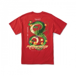 Tee Shirt Primitive X Dragon Ball Z Shenron Dirty Red 2020 pour homme