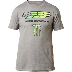 Tee Shirt Fox X Monster PC Heather Graphite 2020 pour homme, pas cher