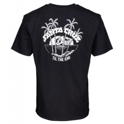 Tee Shirt Santa Cruz Horizon Black 2020 pour