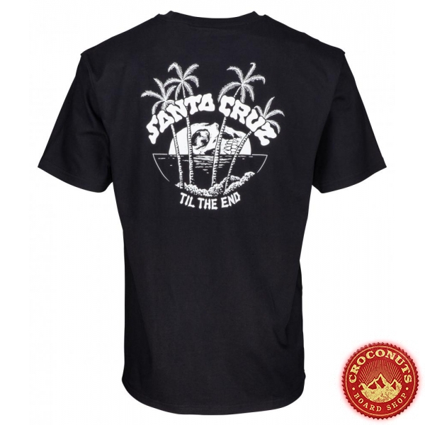 Tee Shirt Santa Cruz Horizon Black 2020