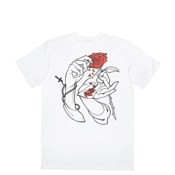 Tee Shirt Jacker Holy Roses White 2020 pour homme, pas cher