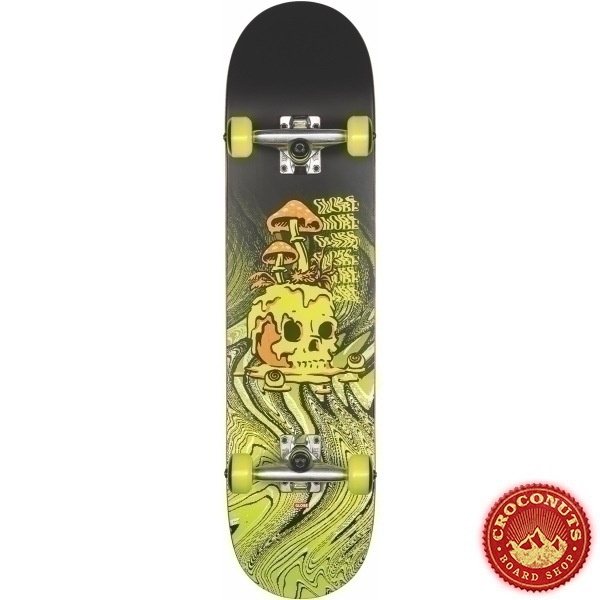 Skate Complet Globe G1 Nature Walk Black Toxic Yellow 8.125 2022