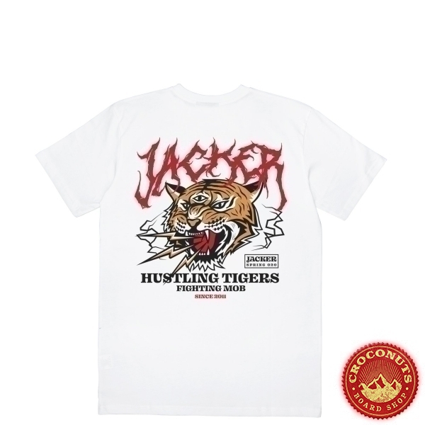 Tee Shirt Jacker Tigers Mob White 2020