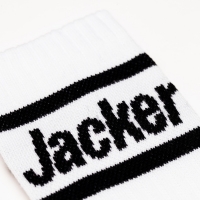 Chaussettes Jacker After Logo Socks White 2022