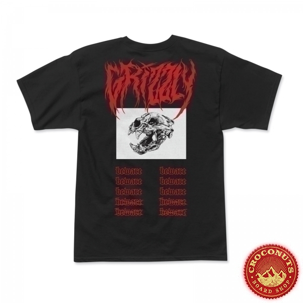 Tee Shirt Grizzly Metalcore BLACK 2020