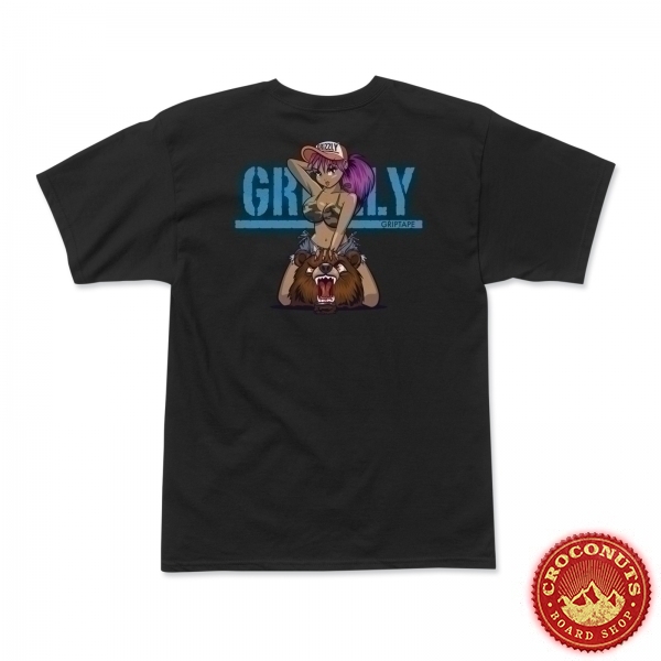 Tee Shirt Grizzly Bear Hunter BLACK 2020